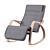 Modern Rocking Lounger: The Ultimate Relaxation 3D model small image 5