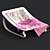 Levo Beech Baby Rocker: Stylish and Comfortable 3D model small image 1