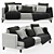 Delavega Sofa A33: Stylish and Versatile Furniture 3D model small image 2