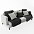 Delavega Sofa A33: Stylish and Versatile Furniture 3D model small image 5