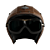 Leather Moto Helmet: Stylish and Protective 3D model small image 2