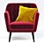 Modern Zipperbuy Jaron Armchair 3D model small image 2