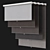 Customizable Roller Blinds Set 3D model small image 2