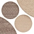 Elegant Circle Rugs | No. 147 3D model small image 1