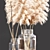 Elegant Dry Flower Bouquet 3D model small image 5