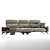 3Dmax Mid Century Sofa - Corona & Vray Render Model 3D model small image 1