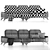 3Dmax Mid Century Sofa - Corona & Vray Render Model 3D model small image 7