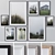 Multicolor Glass Photo Frame Set 3D model small image 1