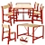 Ypperlig Ikea Kids Table 3D model small image 1