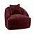 Cozy Astrid Armchair - Your Perfect Companion! 3D model small image 4