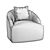 Cozy Astrid Armchair - Your Perfect Companion! 3D model small image 5