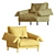 Cozy Alpine Armchair: Sancal's Sophisticated Comfort 3D model small image 5