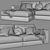 Luxurious Linteloo Studio Chaise: Ultimate Comfort 3D model small image 4