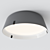 Contemporary Borderline Ceiling Lamp 3D model small image 2