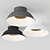 Reverb Metal LED Ceiling Light 3D model small image 1