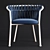 Emma Cross: Stylish Dining Armchair 3D model small image 2