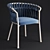Emma Cross: Stylish Dining Armchair 3D model small image 4