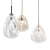 Elegant Glass Pendant Light 3D model small image 1