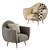 3D Lounge Chair: Stylish & Versatile 3D model small image 3
