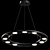 Elegant Maytoni Fad Chandelier 3D model small image 3