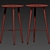 Modern Carlton Bar Stool Set 3D model small image 5