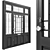 Elegant 3D Door Archive 3D model small image 1