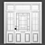 Elegant 3D Door Archive 3D model small image 4