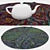 Round Carpets Set - Versatile and Stylish 3D model small image 3