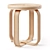 Rattan Twist Stool 3D model small image 2