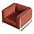 Modern Selene Upholstered Chair | Stylish and Comfortable 3D model small image 4