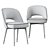 Elegant Eichholtz Cliff Dining Chair 3D model small image 5