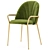 Stylish Sylvia Velvet Dining Chair 3D model small image 3