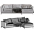Versatile Sofa with Poly 490.710 3D model small image 2
