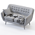 Rain Barhat Sofa: Elegant and Comfortable 3D model small image 5