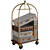 Portable Hotel Luggage Cart 3D model small image 1