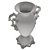 Elegant Goblet Vase: Sculpted Silhouette 3D model small image 5