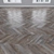  Oak Parquet Collection: Herringbone, Linear & Chevron 3D model small image 4