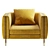 Barlow Armchair: Stylish Comfort for Your Home 3D model small image 7