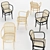 Modern Hoffmann Dining Chair 02 3D model small image 5