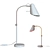 Dimmable Lovato Table Lamp: Modern Design, Metal Base 3D model small image 3