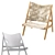 Menu Knitting Beige Lounge Chair 3D model small image 5