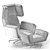 Elevate Your Comfort with HOMEDIT Wing-Lounge Chair 3D model small image 5