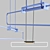 Sleek Pendant Light - Ra Collection 3D model small image 3