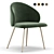 Elegant Luisa Chair 3D model small image 1