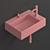 Clou Flush Washbasin - Stylish and Versatile 3D model small image 3