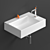 Clou Flush Washbasin - Stylish and Versatile 3D model small image 5