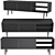 Modern Toshi Media Unit with Storage 3D model small image 2