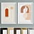 Title: Sleek Art Frames with Versatile Material Options 3D model small image 2