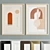 Title: Sleek Art Frames with Versatile Material Options 3D model small image 3