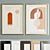Title: Sleek Art Frames with Versatile Material Options 3D model small image 4